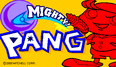 Mighty! Pang (Euro 001010) Title Screen